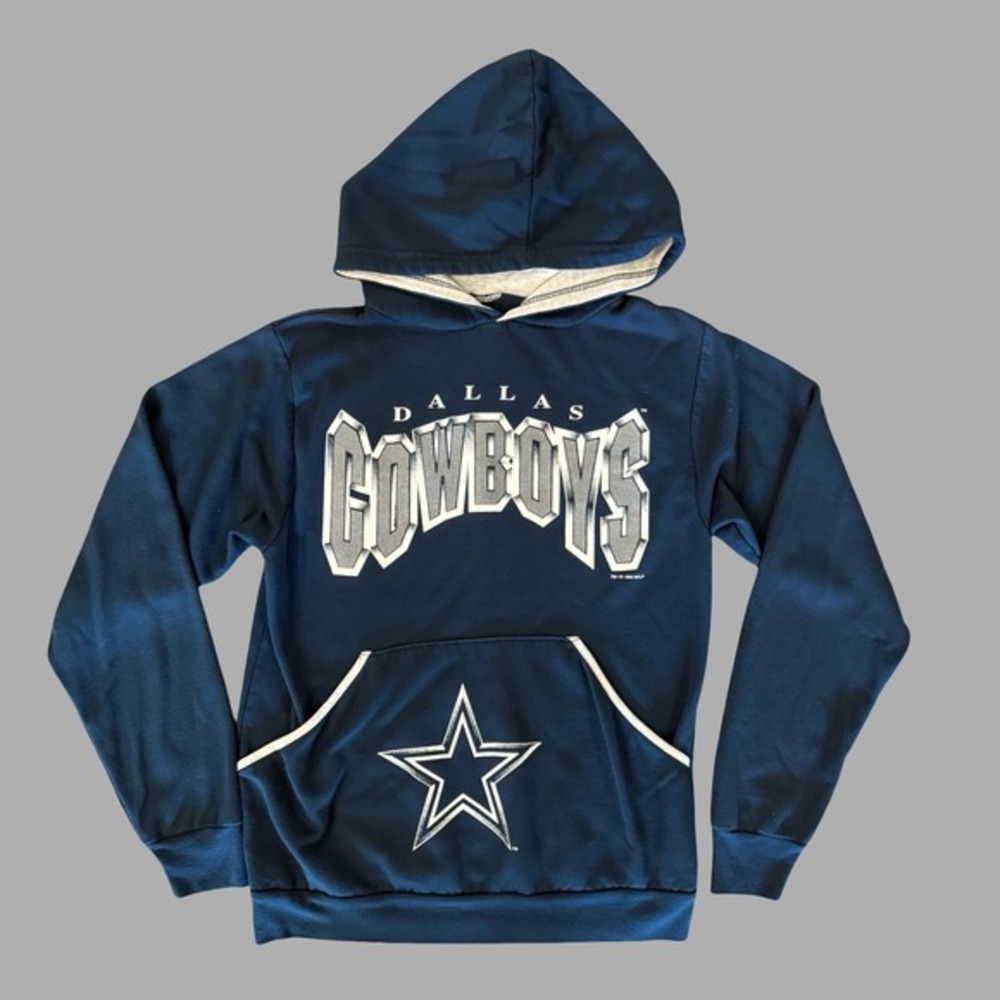 Dallas Cowboys NFL Vintage 90s Hoodie Size Small Football Pullover Sweatshirt